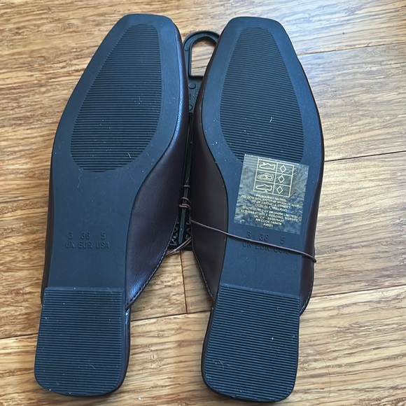 Primark Brown Mules with Gold Braids - Picture 4 of 4